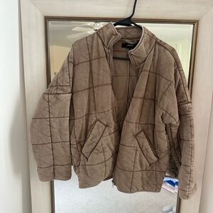 Forever 21 Tan Bomber Jacket